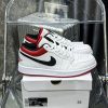 nike air jordan 1 white university red black like auth