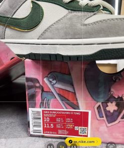 Nike SB Dunk Low x Otomo Katsuhiro “Steamboy OST” Smoke Green Gold - Like Auth nike sb dunk otomo katsuhiro grey green gold 15