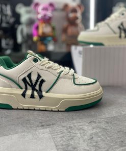 giay MLB Chunky Liner New York Yankees White Green likeauth 2