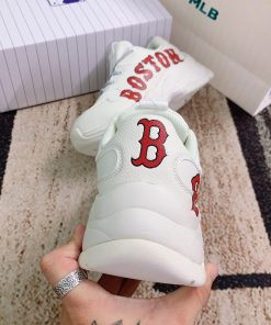Giày MLB BigBall Chunky P Boston Red Sox Ivory - Rep 1:1 giay mlb bigball chunky boston red sox 3