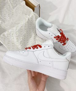 Giày Nike Air Force 1 Low Supreme 'White' - Siêu Cấp giay nike air force 1 supreme 3