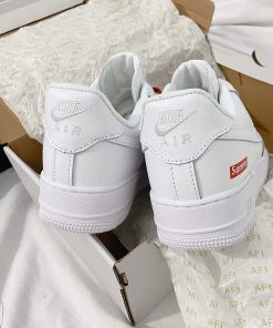 Giày Nike Air Force 1 Low Supreme 'White' - Siêu Cấp giay nike air force 1 supreme 6
