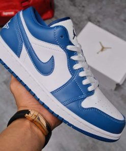 giay nike air jordan low blue like auth1111