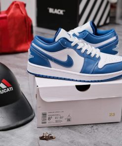 giay nike air jordan low blue like auth66