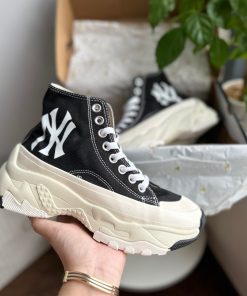 giay sneaker mlb ny chunky high new york 3