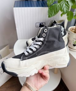 Giày MLB Bigball Chunky High New York Yankees “Black” - Siêu Cấp giay sneaker mlb ny chunky high new york 4