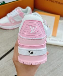 Louis Vuitton Trainer Sneaker Pink Chalk