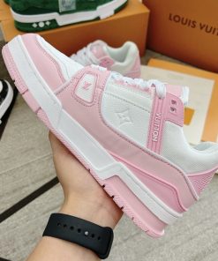 Louis Vuitton Trainer Sneaker Pink Chalk