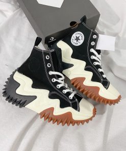 giay converse run star motion black gum honey replica 2