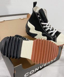 giay converse run star motion black gum honey replica 6