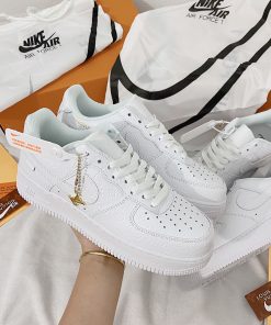 giay nike air force 1 louis vuitton white 5