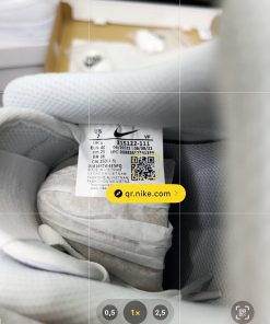 giay nike air force 1 low all white gs likeauth 8