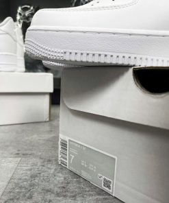 giay nike air force 1 low all white gs likeauth 9