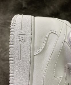 giay nike air force 1 mid all white likeauth 6