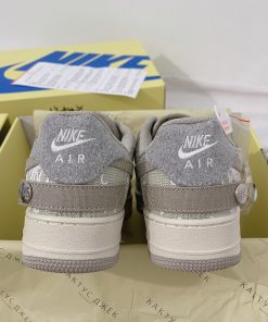 Giày Travis Scott x Nike Air Force 1 'Grey White'_yoyo1sneaker