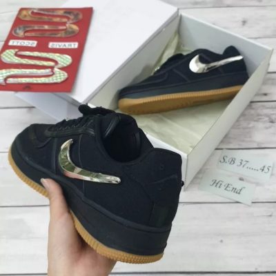 Giày Nike Air Force 1 Low Travis Scott Black - Like Auth giay nike air force 1 travis scott sieu cap3131