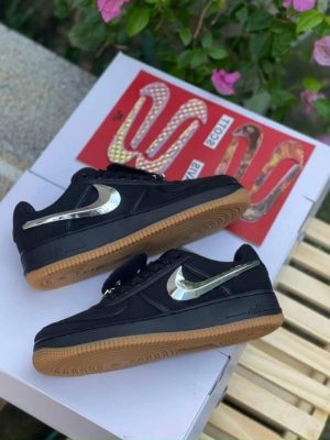 Giày Nike Air Force 1 Low Travis Scott Black - Like Auth giay nike air force 1 travis scott sieu cap3434
