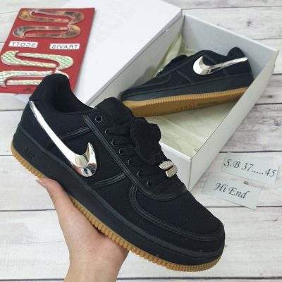 Giày Nike Air Force 1 Low Travis Scott Black - Like Auth giay nike air force 1 travis scott sieu cap3535