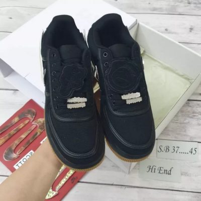 Giày Nike Air Force 1 Low Travis Scott Black - Like Auth giay nike air force 1 travis scott sieu cap3636