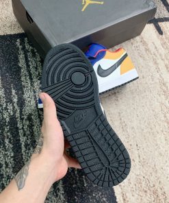 giay nike air jordan low blue yellow sieu cap11