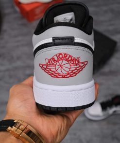 giay nike air jordan low grey like auth44