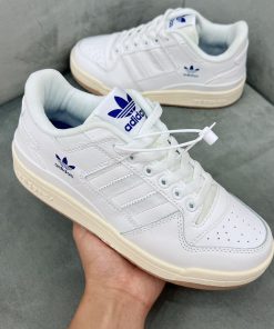 giay adidas forum 84 low cloud white blue bird like auth 2