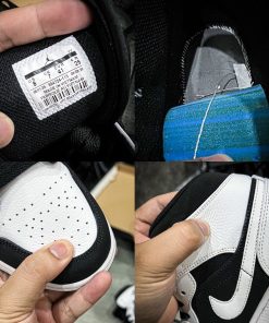 Giày Nike Air Jordan 1 Mid Tuxedo Like Auth giay nike air jordan mid tuxedo likeauth