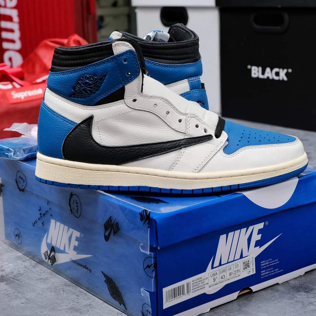 Giày Nike Air Jordan 1 High Travis Scott x Fragment - Like Auth Nike Air Jordan 1 High Travis Scott x Fragment - Like Auth
