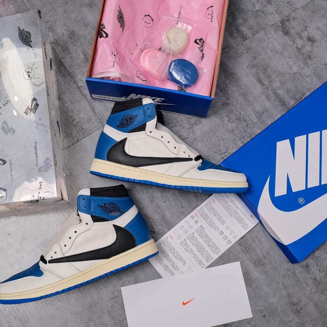 Giày Nike Air Jordan 1 High Travis Scott x Fragment - Like Auth Nike Air Jordan 1 High Travis Scott x Fragment - Like Auth