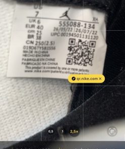 giay sneaker nike air jordan 1 high university like auth2020