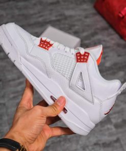 Giày Nike Air Jordan 4 Military Pack White Red Like Auth giay sneaker nike air jordan 4 retro metalic pack white white like auth11
