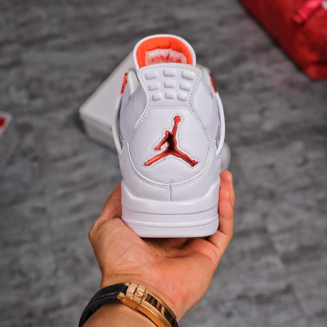 Giày Nike Air Jordan 4 Military Pack White Red Like Auth Nike Air Jordan 4 Military Pack White Red