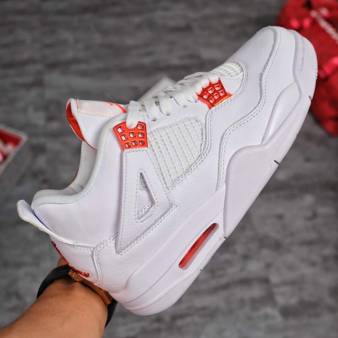 Giày Nike Air Jordan 4 Military Pack White Red Like Auth Nike Air Jordan 4 Military Pack White Red
