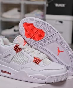 Giày Nike Air Jordan 4 Military Pack White Red Like Auth giay sneaker nike air jordan 4 retro metalic pack white white like auth88