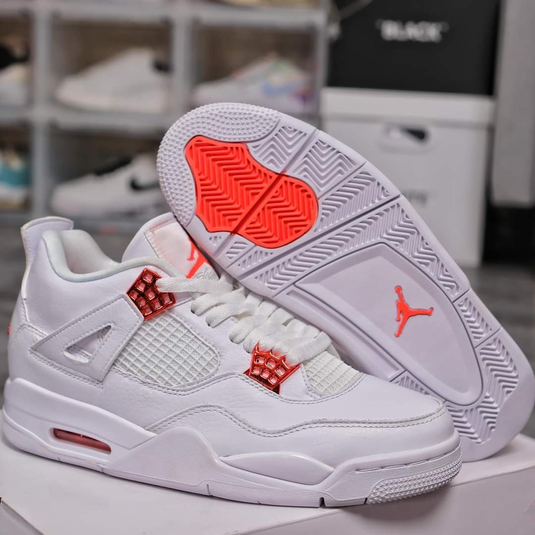 Giày Nike Air Jordan 4 Military Pack White Red Like Auth Giày Nike Air Jordan 4 Military Pack White Red