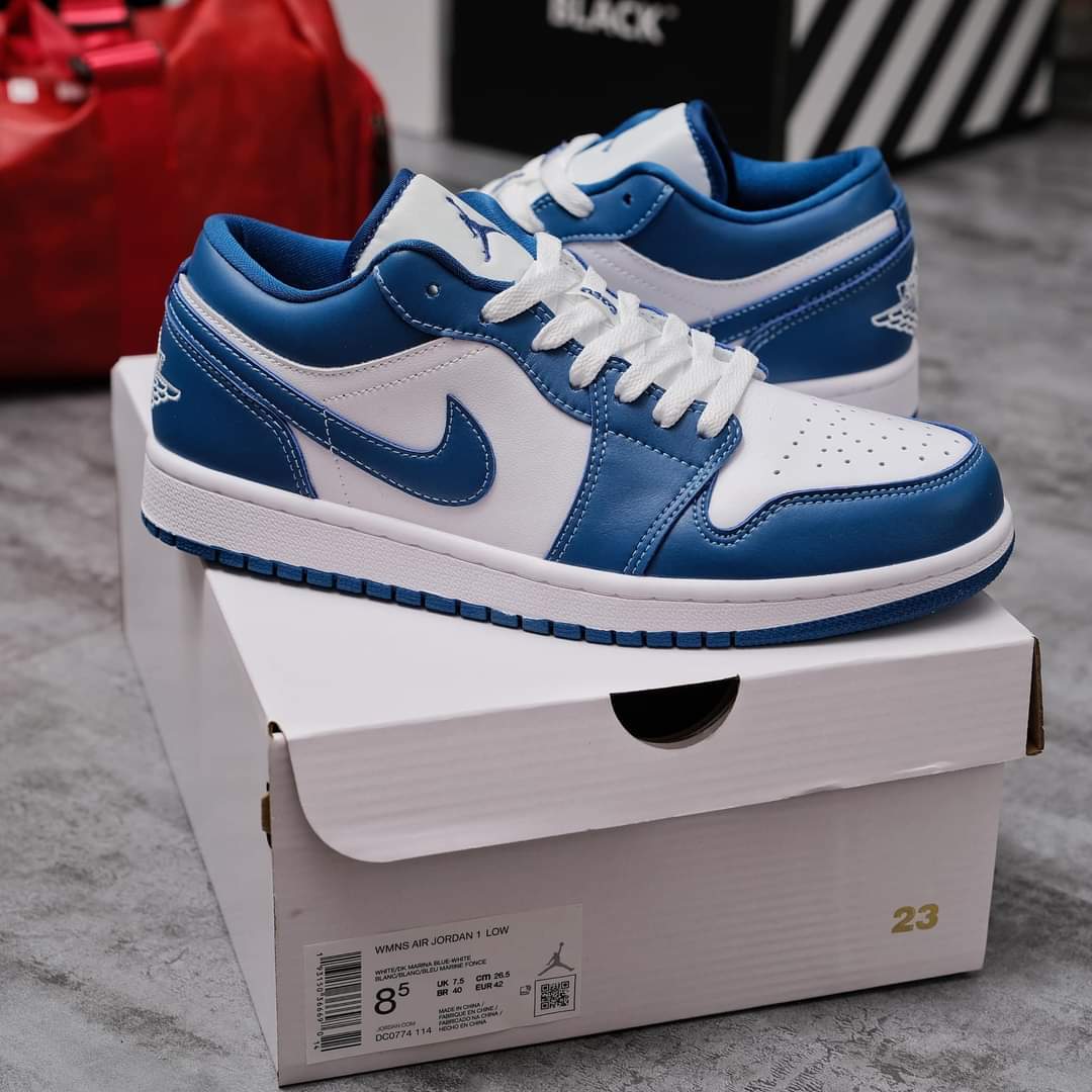 Giày Nike Air Jordan 1 Low ‘Marina Blue’ - Like Auth Giày Jordan 1 Low ‘Marina Blue’