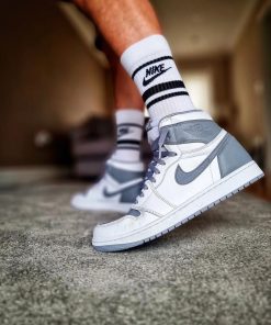 giay sneaker nike air jordan low grey like auth1414