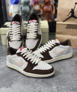 giay sneaker nike air sb jordan low travis scott like auth22