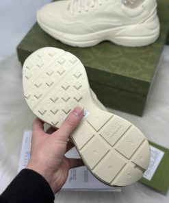 Giày Gucci Rhyton Leather da trơn- Like Auth gucci rhyton leather 7