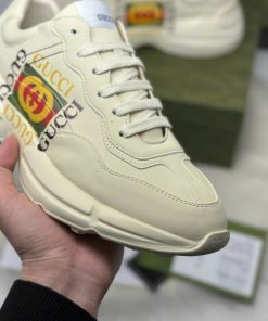 gucci rhyton logo ivory like auth 7