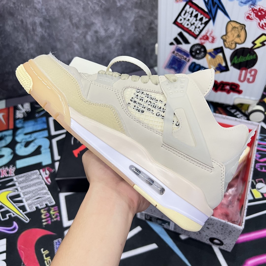 Giày Nike Air Jordan 4 Retro Off-White - Best Quality nike air jordan 4 retro off white best qualiy22