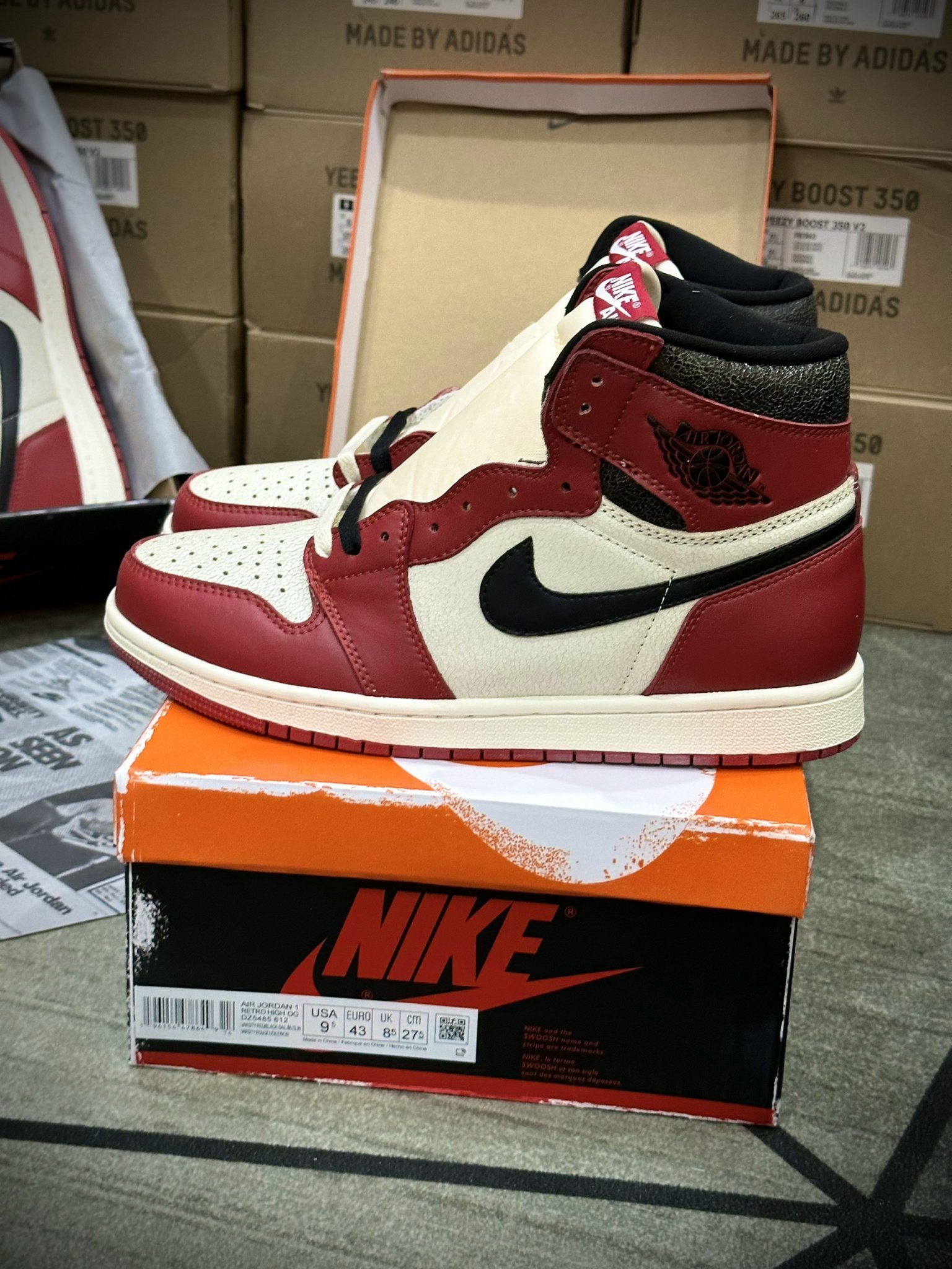 Giày Nike Air Jordan 1 High OG Lost & Found - Like Auth Giày Nike Air Jordan 1 High OG Lost & Found - Like Auth