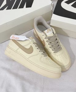 Giày Nike Force 1 Low "Canvas Coconut Milk" - Like Auth giay nike air force 1 canvas cocount Milk replica 3