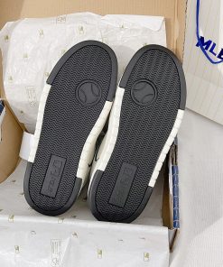 Giày MLB Chunky Liner Mid New York Yankees 'White Black' - Best Quality MLB Piano Black_yoyo1 sneaker