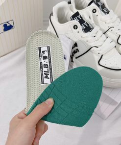 giay sneaker mlb chunky liner monogram ny white black like auth 5