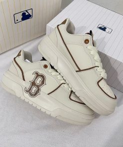 Giày MLB Chunky Liner Monogram Boston Red Sox Yankees ‘Brown’ - Like Auth mlb chunky liner monogram boston red sox brown like auth 3