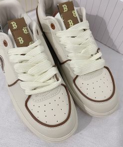 Giày MLB Chunky Liner Monogram Boston Red Sox Yankees ‘Brown’ - Like Auth mlb chunky liner monogram boston red sox brown like auth 5