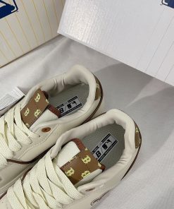 Giày MLB Chunky Liner Monogram Boston Red Sox Yankees ‘Brown’ - Like Auth mlb chunky liner monogram boston red sox brown like auth 6