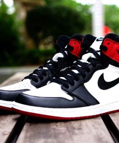 giay sneaker nike air jordan 1 high black toe like auth5