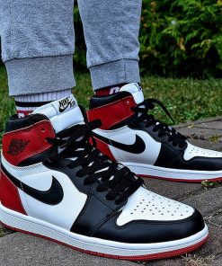 giay sneaker nike air jordan 1 high black toe like auth6